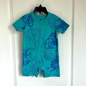 Tea Double Pocket Baby Romper